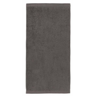 Drap de bain gris foncé à personnaliser