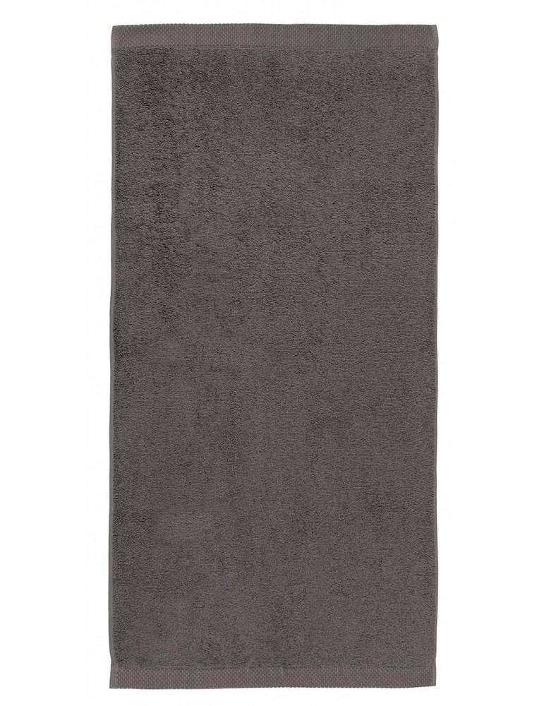 Drap de bain gris foncé à personnaliser