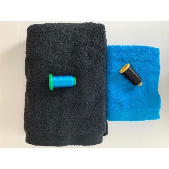 Ensemble bleu turquoise, noir