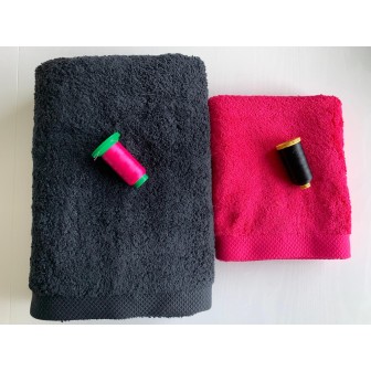 Ensemble fushia, noir