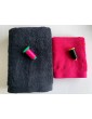 Ensemble fushia, noir