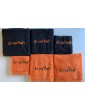 Drap de bain mandarine avec broderie personnalisée pour association sportive