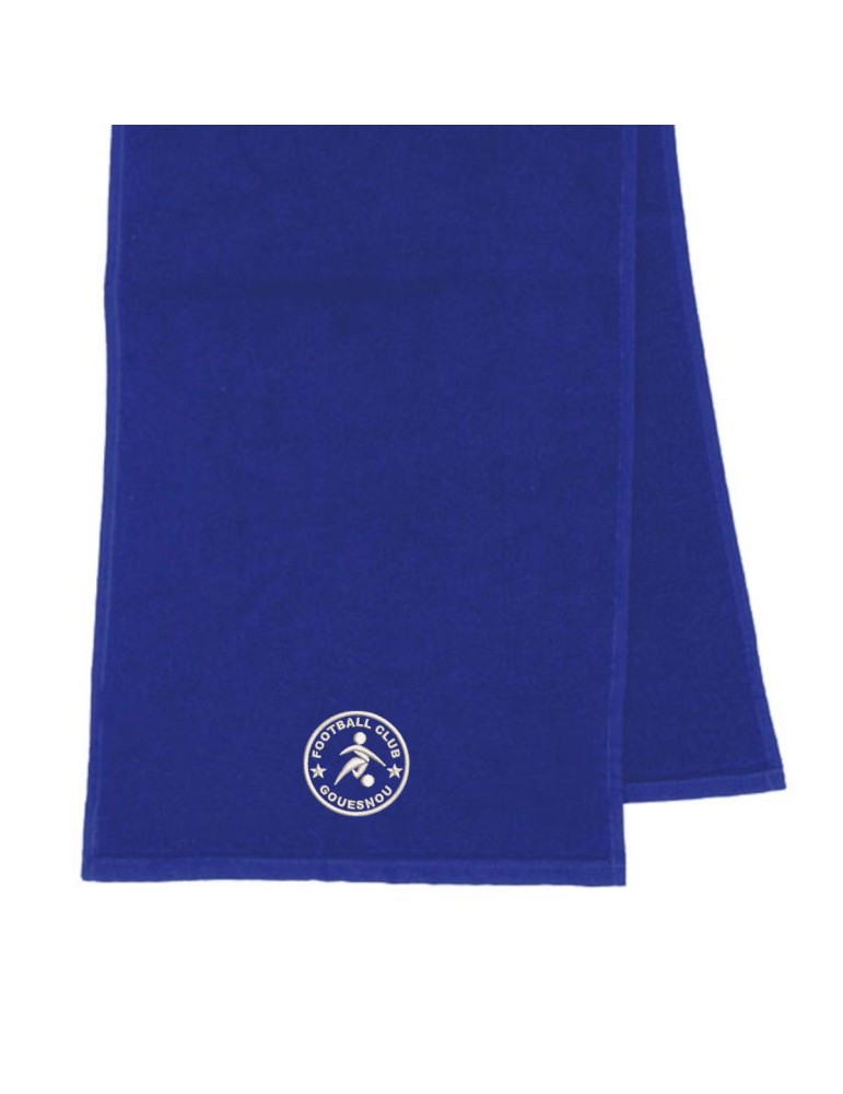 Serviette sport bleu royal FC Gouesnou