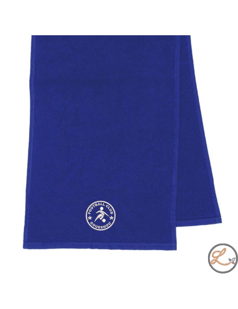 Serviette sport bleu royal FC Gouesnou