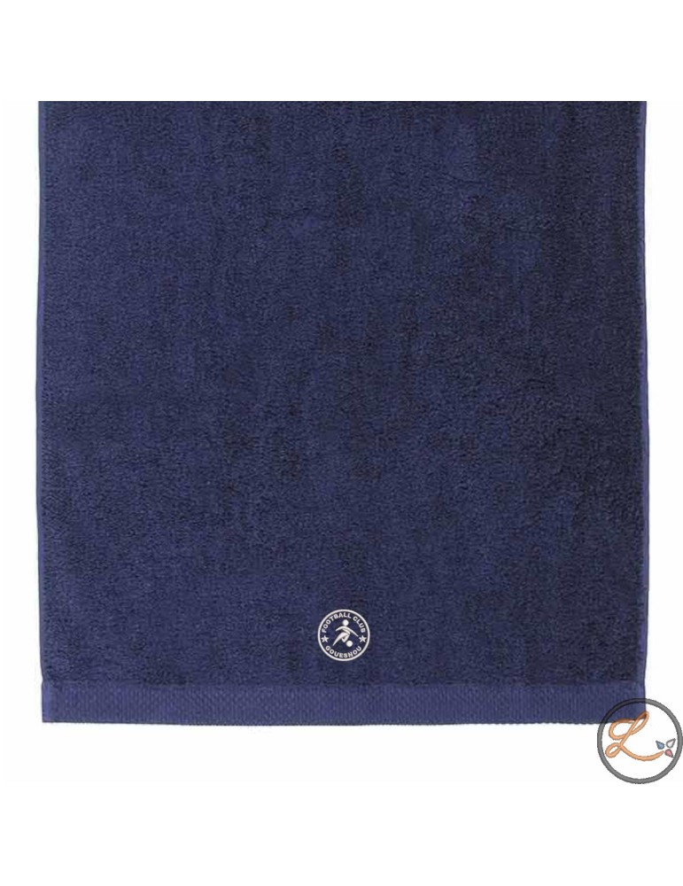 Drap de bain bleu marine FC Gouesnou