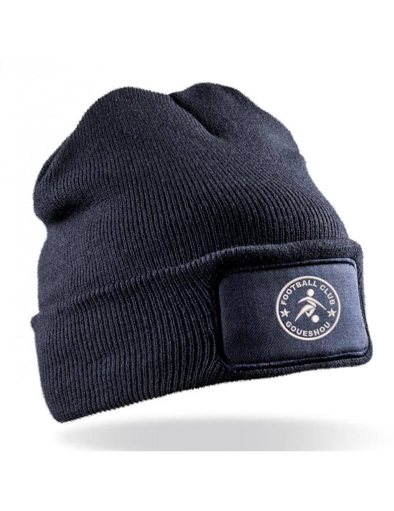 Bonnet bleu marine brodé FC Gouesnou