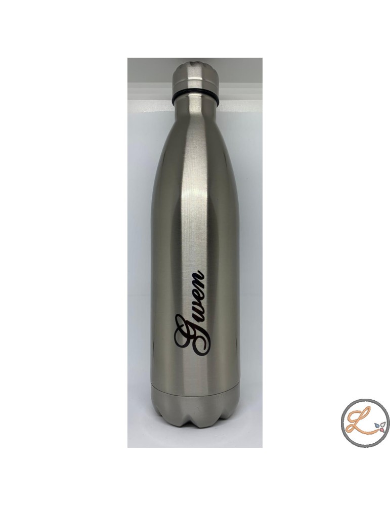 Gourde Inox Isotherme Personnalisée Prénom Gwen