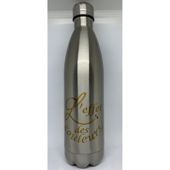 Bouteille Inox Isotherme Personnalisée logo L'effet des couleurs