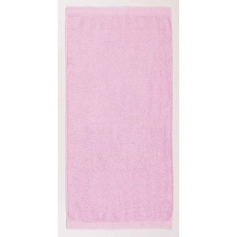 Drap de bain rose personnalisé