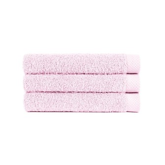 Drap de bain rose personnalisé