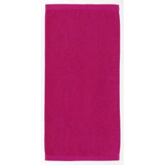 Drap de bain fushia à personnaliser
