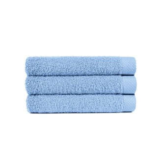 Drap de bain bleu azur personnalisé