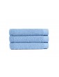 Drap de bain bleu azur personnalisé