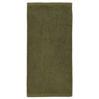 Drap de bain kaki personnalisé