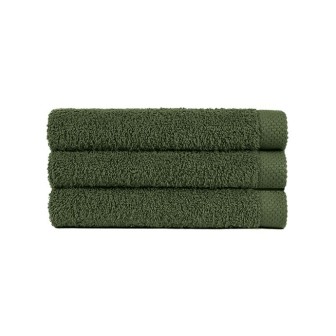 Drap de bain kaki personnalisé