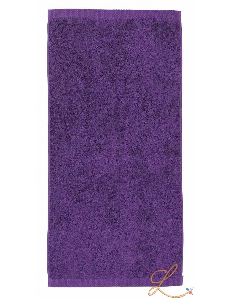 Drap de bain violet personnalisé