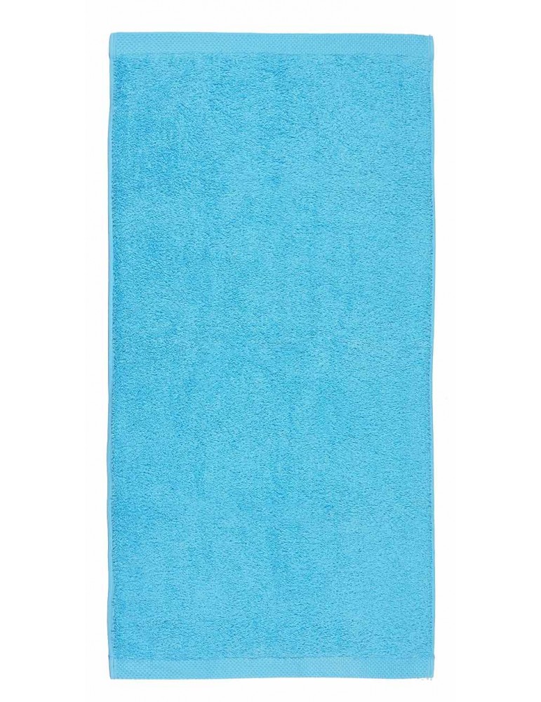 Drap de bain bleu océan personnalisé