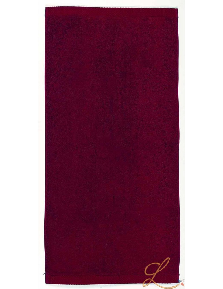 Drap de bain burdeos à personnaliser