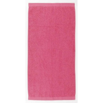 Drap de bain framboise à personnaliser