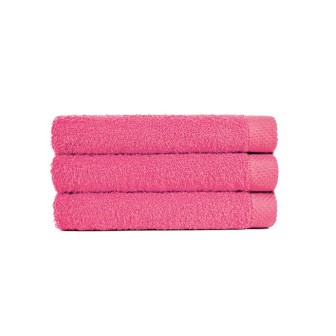 Drap de bain framboise personnalisé