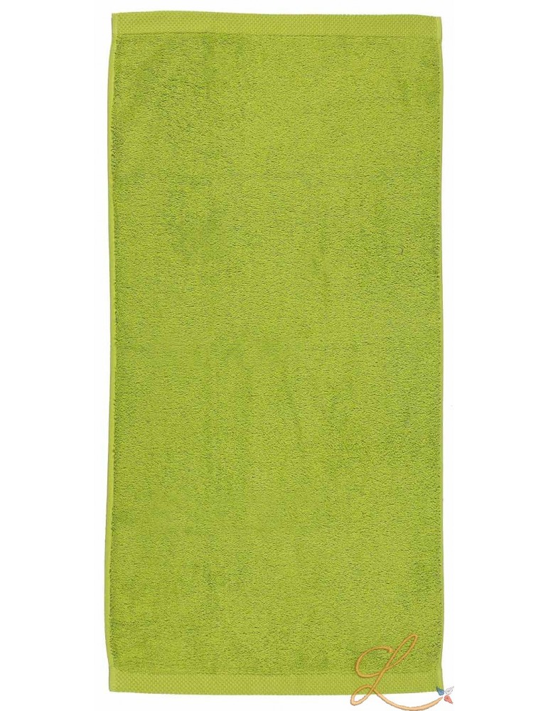 Drap de bain pistache à personnaliser