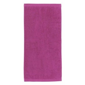 Drap de bain mauve à personnaliser