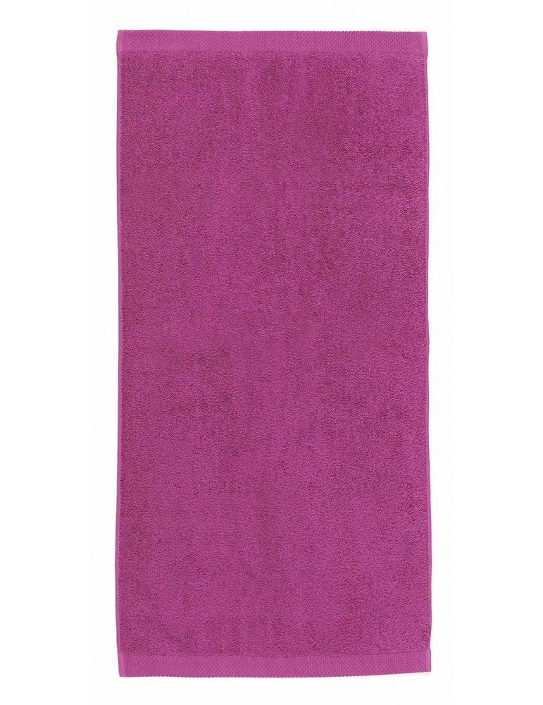 Drap de bain mauve à personnaliser