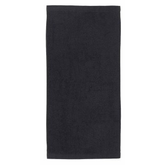 Drap de bain noir à personnaliser