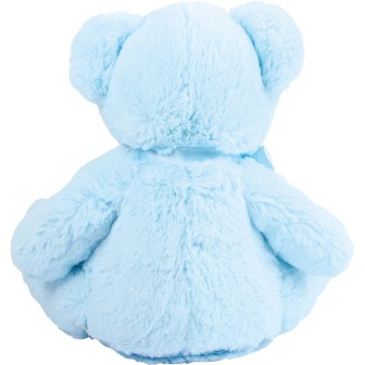 Vue de dos : peluche ourson bleu