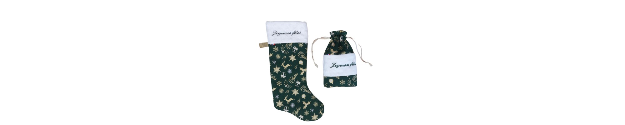 Chaussettes de Noël Personnalisées et Brodées en France !